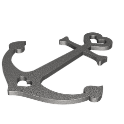 Anchor-Heart.png Fichier STL gratuit Coeur d'ancre・Plan imprimable en 3D à télécharger