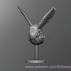 www.patreon.com/Schlossbauer STL-Datei Feuerfloh kostenlos・Design für 3D-Drucker zum herunterladen
