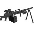 PKM-machine-gun.png OBJ file PKM machine gun・3D printer model to download