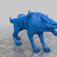 Worg_mount_no_stand.png Misc. Creatures for Tabletop Gaming Collection