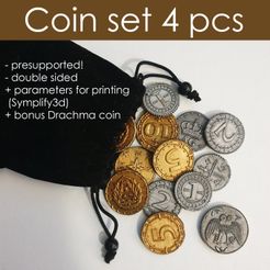 uvod.jpg STL file Coin set・3D printer design to download