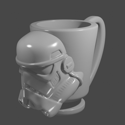 stormtrooper-cup.png STL file stormtrooper cup・3D printing template to download, Animarte3d