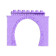 Tunnel_1 voie.STL Fichier STL tunnel HO pour 1 voie avec Soutenement・Modèle imprimable en 3D à télécharger