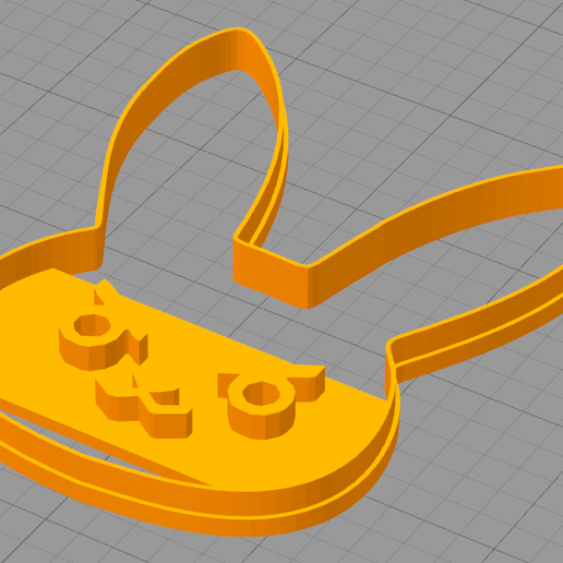 D.Va Logo Cookie Cutter 3D model