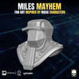 21.png Miles Mayhem Fan art Kit 3D printable for Action Figures