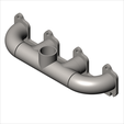 3.png Exhaust manifold flange Ford Sierra / Pinto OHC 2.0L