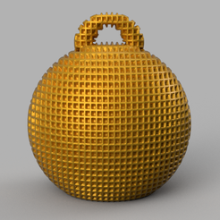 18 rendu 1 .png Fichier STL gratuit Boule de noel・Design à télécharger et à imprimer en 3D