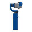 Render_2.png Free STL file Sony Action Cam Handheld Gimbal・Object to download and to 3D print