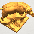 TDA0311 Rhinoceros (iii) A08.png Бесплатный 3D файл Rhinoceros 03・Модель 3D-принтера для загрузки