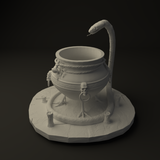 Untitled2.png Witch's Cauldron - Incense Cone Holder