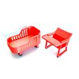 IMG_20220213_173558.jpg Set rocking cradle and feeding chair, toy Ksimerito / Mini Bellies