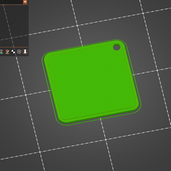 keyfob_base_promo3.png Free STL file Keyfob base for car silhouettes The R34 is just for showing the purpose・3D printable model to download
