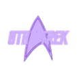 BrownGoldWhiteBlack - Star Trek.stl 3D MULTICOLOR LOGO/SIGN - Star Trek