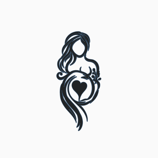 Pregnant woman silhouette, Mother's Day, Baby shower, Maternity, Motherhood, Pregnancy Care And Love