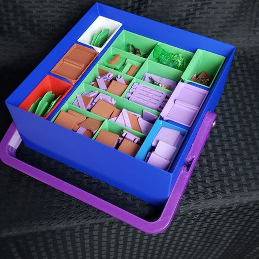 Open-Box-Bottom-Full.jpg Board Game Box Fits Puzzle Board and Build Your Own Board Game Components