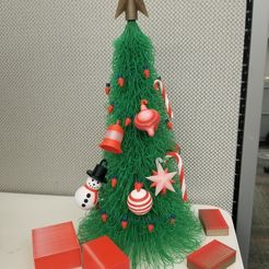 Full_Tree.jpg Fichier 3D gratuit Arbre de Noël et ornements poilus・Design pour imprimante 3D à télécharger