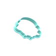 2.png Turkey Cookie Cutter | With personalized Text Box Option | STL File