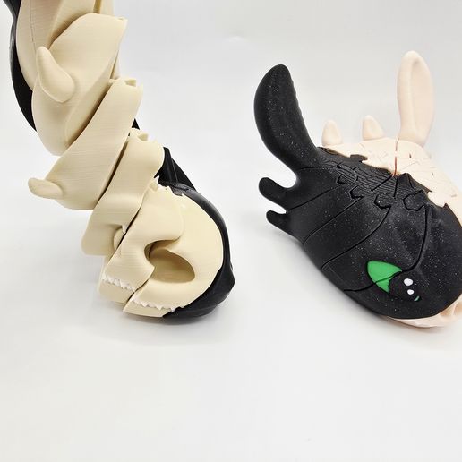 💀 Toothless Skull Twist Fidget Combo Collection・ STL File for 3D ...