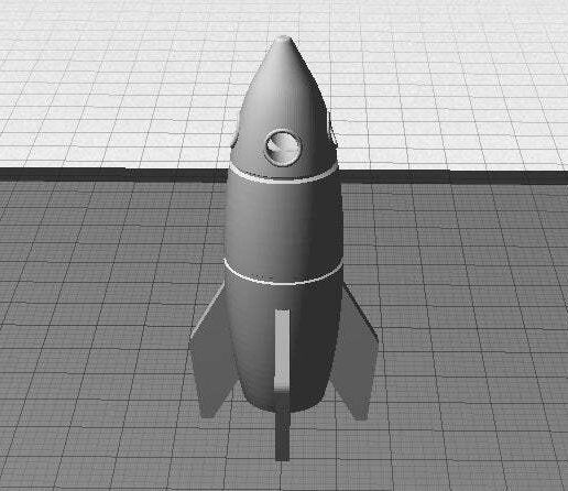 🚀 Rocket・Free STL File for ・Cults