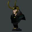02.jpg LOKI Bust 2 Heads - Marvel - Avenger - Infinity war 3D print model