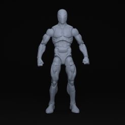 spidermanML_v001.jpg STL file Spider-Man (Retro) Marvel Legends Scan・3D print object to download