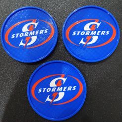 Print-on-bambu.jpg Free STL file SOUTH AFRICAN RUGBY - STORMERS - COASTER - FLAT MODEL FOR MOSAIC PALETTE OR MULTI COLOUR PRINTERS - MULTIPLE STL'S・3D printing design to download