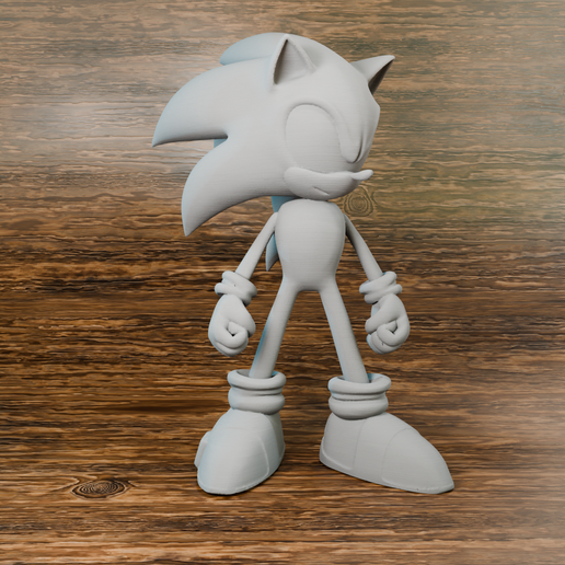 🆓 Sonic STL – Stylized 3D Printable Figure (Multi-Part) – FREE・Free STL ...