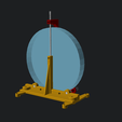 IsoView4.png Free STL file Optical Test Stand for 4-8" Telescope Mirrors・Template to download and 3D print