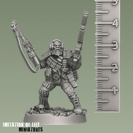 Gunsmith_Scale.jpg The Gunsmith, Post apocalyptic munitions expert