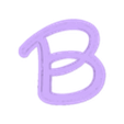 B_Body.stl LED Alphabet Font NEW Walt Disney Name Lamp by T-D3SIGN