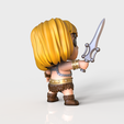 he-man-stl-files-3d-printing-masters-of-the-universe-beginner-4.png Chibi HE-MAN STL 3D Printing Files | High Quality | Cute | 3D Model | Masters of the Universe | Skeletor | Toy | Figure | Playful