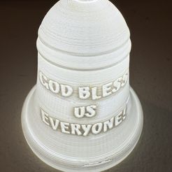 Tiny Tim A CHRISTMAS CAROL Cloche de Noël ORNAMENT TEALIGHT