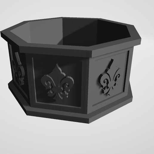 Mini hexagonal box 3D model