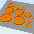 CapAmerica_PrintPositions.png Archivo STL YOYO Captain America・Modelo para descargar y imprimir en 3D