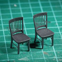 05.jpg Chair - 3d printable 1-35 scale accessory for dioramas