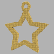 43.png Hollow christmas star X76