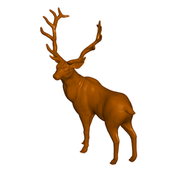 Stag.png Archivo 3D Ciervo・Diseño de impresora 3D para descargar