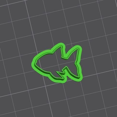 Pez2-1.jpg Pack Cutter polymer clay / cookies Fish shape #2