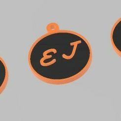 ej.jpg ANFÄNGLICHER SCHLÜSSELANHÄNGER 2 BUCHSTABEN E.J