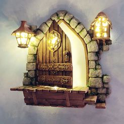 p002-MG_20210819_120615.jpg Fichier STL Porte médiévale - lumière・Objet imprimable en 3D à télécharger