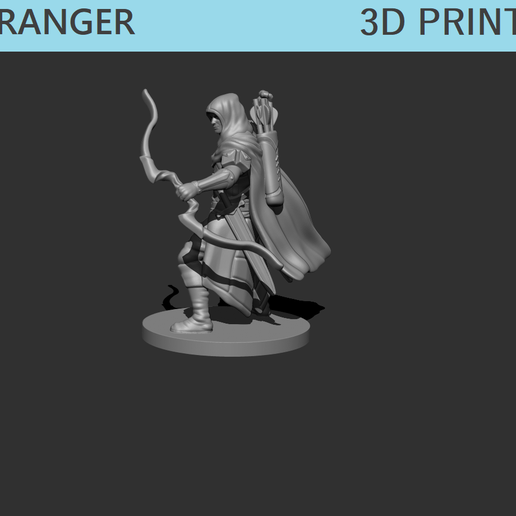 ♂️ Male Ranger Miniature・Archivo STL para ・Cults