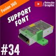 Post-Fusion.jpg #34 Support Font | CNC Laser | Fusion 360  | Pistacchio Graphic