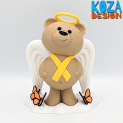 TEDDY-ANGEL-01.jpg Free STL file Teddy Angel・3D printable model to download