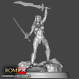 red sonja impressao2.png RED SONJA 3D Printing Action Figure