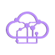 design_404_Office_Sign.stl Minimalist Connected Cloud Network Office Sign