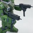 1.jpg Machine pistol 3D Model for 1/100 Scale Robot Mecha Kits