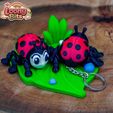 4.jpg 🐞 Tiny Ladybug Keychain – Articulated STL & 3MF