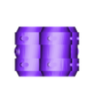 Barrels Alpha - traingle (2 x 2).stl STL file Type Alpha Transport Drums・3D print design to download, BitsBlitzDesigns