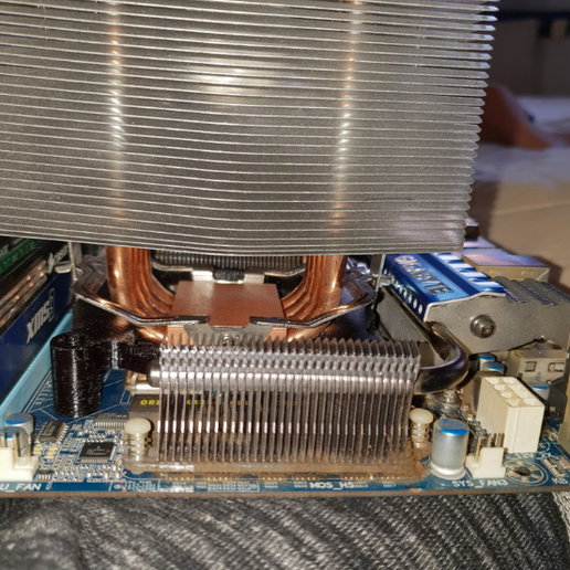 LGA 1366 Cpu fan Bracket 3D model