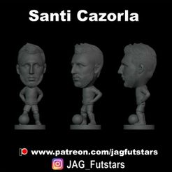 Carzola.jpg Archivo STL Carzola, Santi - Fútbol STL・Modelo de impresora 3D para descargar, jagfutstars